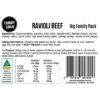 Feed the Family Beef Ravioli Label