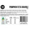 Pumpkin Feta Ravioli Label