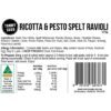 Ricotta & Pesto Spelt Ravioli Label